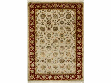 NEPHI QNQ-03 Medium Ivory/Red - Handmade rug _ Jaipur Rugs